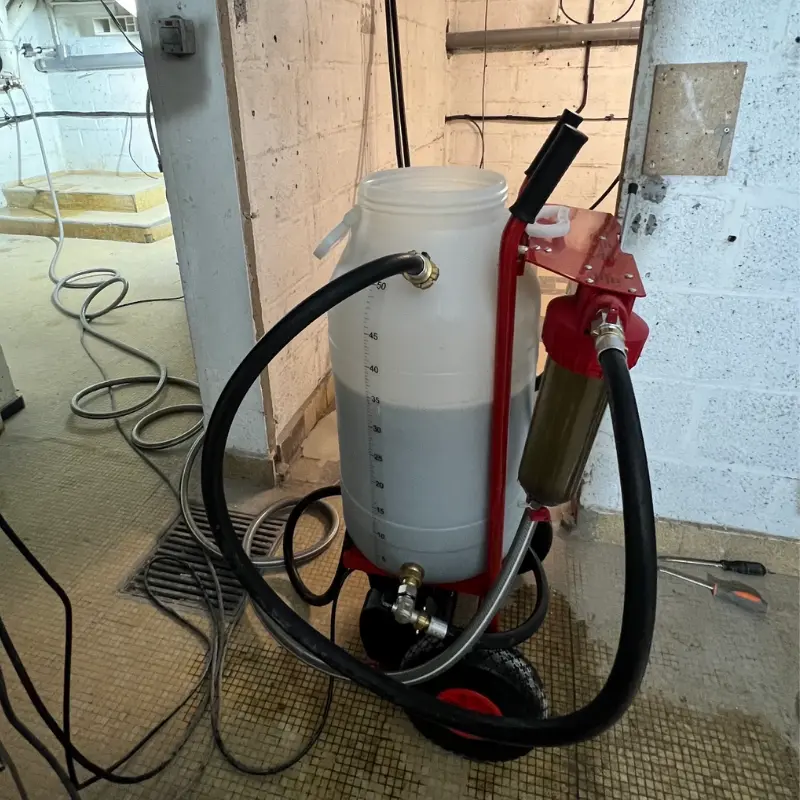 Machine de désembouage circuit chauffage Arras Foucher Solution Confort 2026