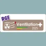 1- logo RGE ventilation plus 2025, certification de Frédéric Foucher de Foucher Solution Confort