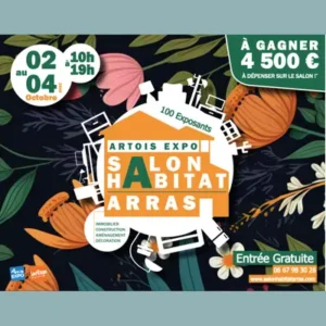 participation de Foucher Solution Confort au salon de l'habitat d'Arras à Artois Expo, du vendredi 2 au dimanche 4 octobre 2026
